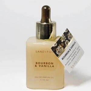 Sand + Fog Bourban & Vanilla eau de parfum oil fragranced body perfume oil NEW